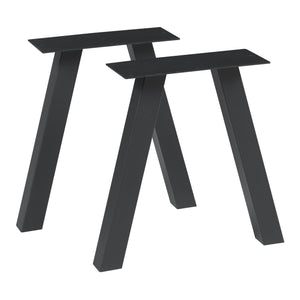 Bordställ 2-pack Höströ Svart [en.casa]