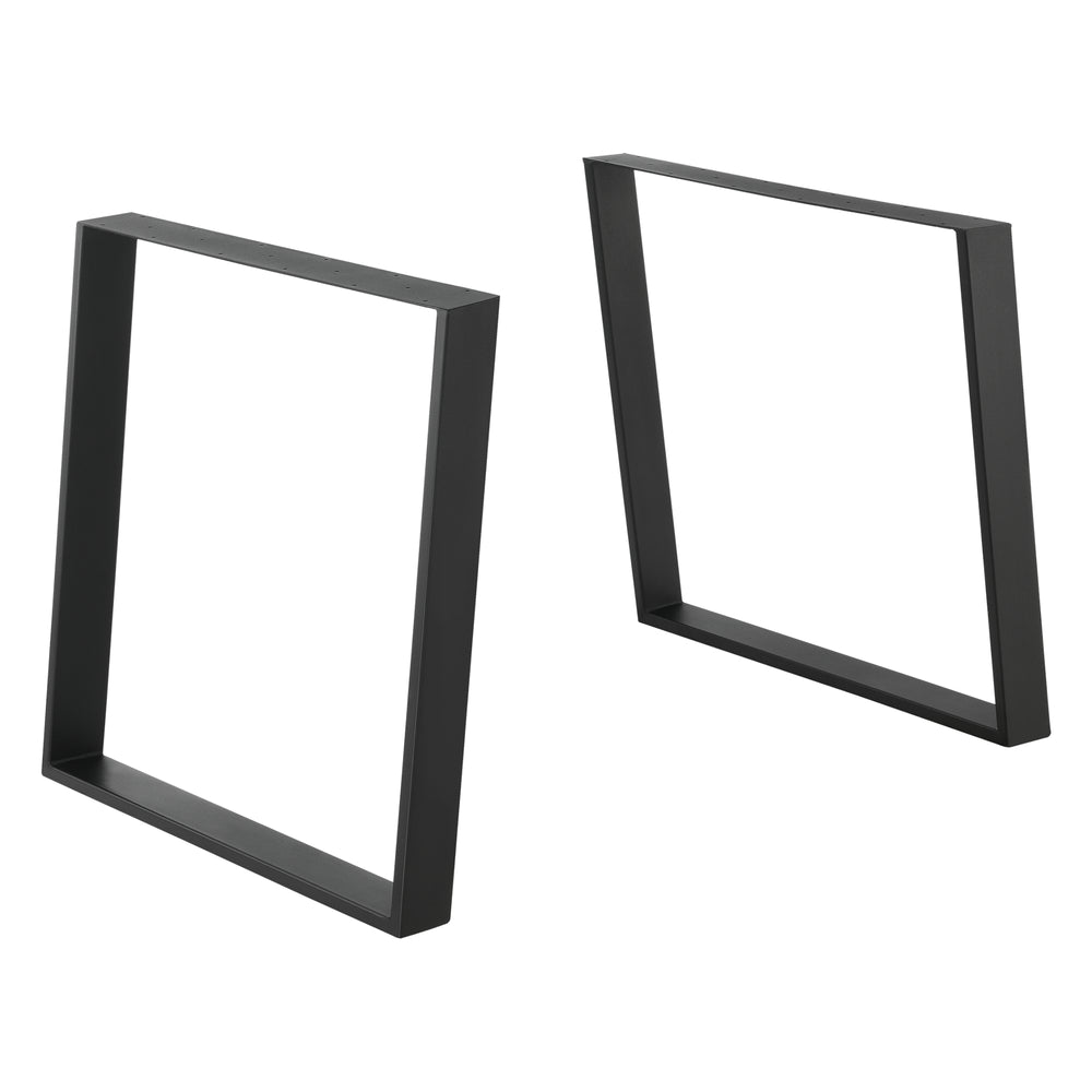 2-pack bordsstativ i olika storlekar stål svart matt en.casa - premiumXL
