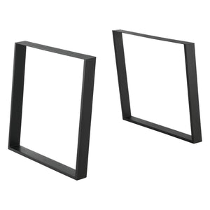 2-pack bordsstativ i olika storlekar stål svart matt en.casa - premiumXL
