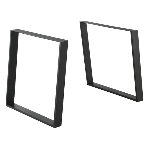 2-pack bordsstativ i olika storlekar stål svart matt en.casa - premiumXL