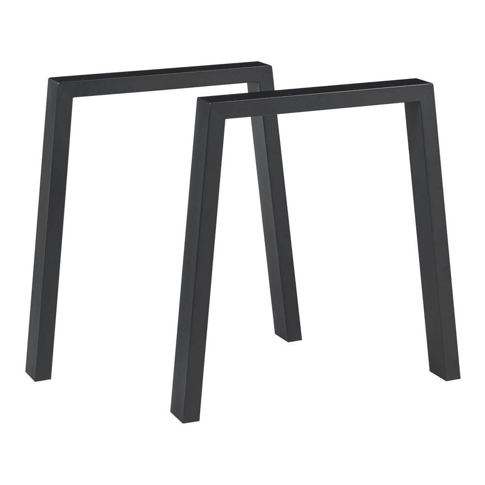 Bordstativ 2-pack Kraftisried 72x70cm Svart [en.casa] - premiumXL