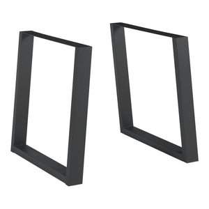 Bordställ 2-pack Lülsfeld Svart [en.casa]