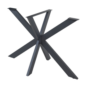 Bordsben Oberau pulverlackerat stål stjärnformad [en.casa]