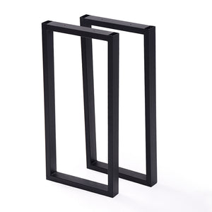 Bordstativ Møldrup 56x27cm Svart [en.casa] - premiumXL