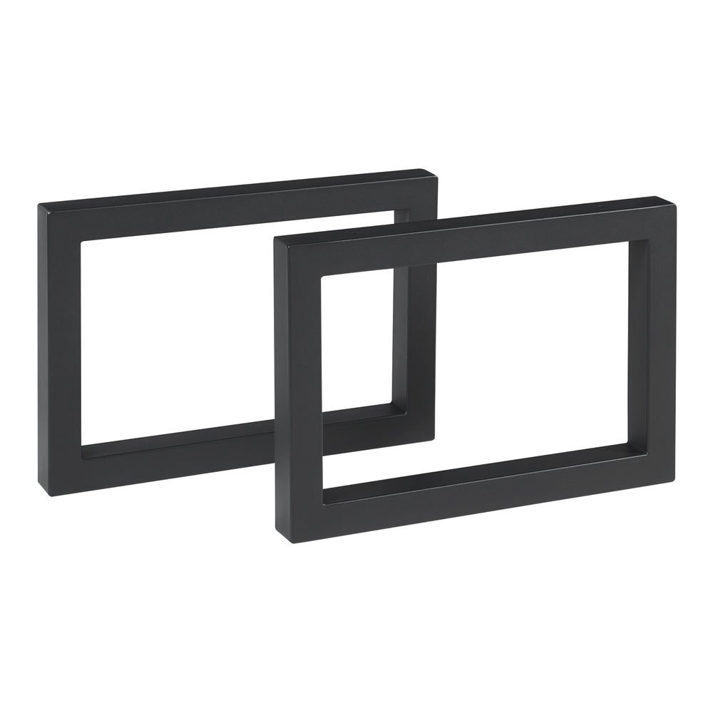 Bordstativ 2-pack Lunderskov 35x50cm Svart [en.casa] - premiumXL