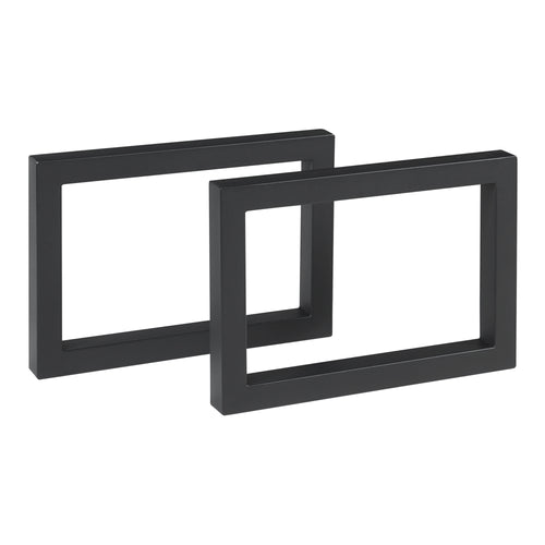 Bordstativ 2-pack Lunderskov 35x50cm Svart [en.casa] - premiumXL