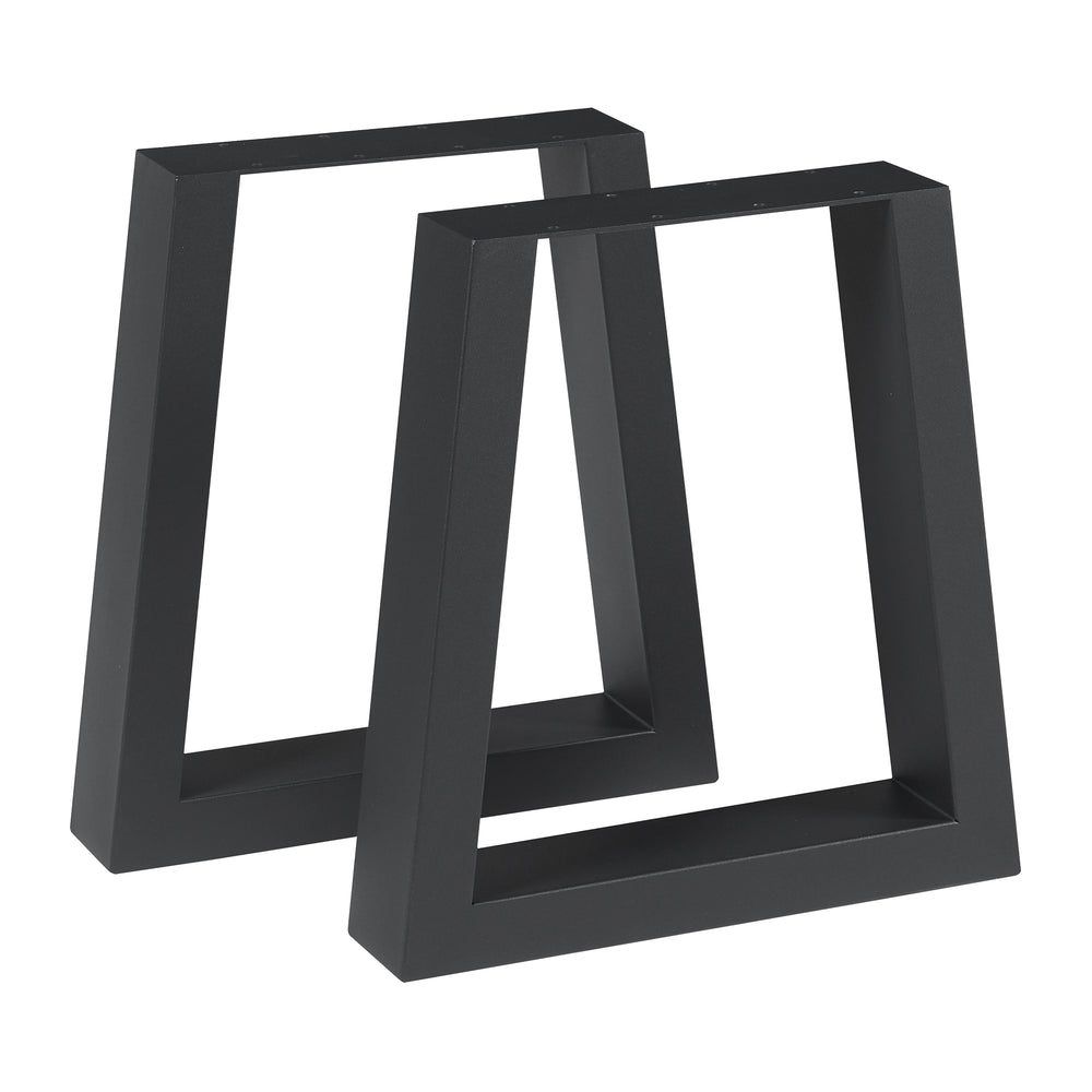 Bordstativ 2-pack Marstal 42x40cm Svart [en.casa] - premiumXL