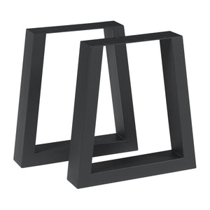Bordstativ 2-pack Marstal 42x40cm Svart [en.casa] - premiumXL