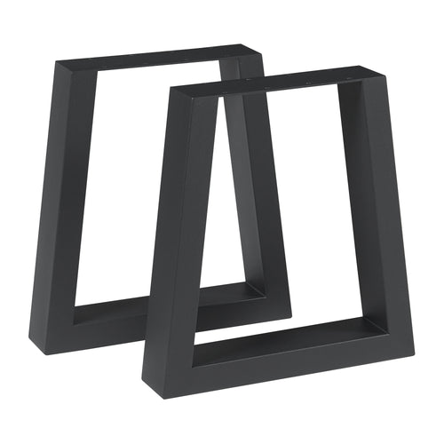 Bordstativ 2-pack Marstal 42x40cm Svart [en.casa] - premiumXL