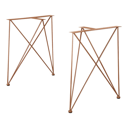 Bordsben set om 2 stål DIY [en.casa] välj modell