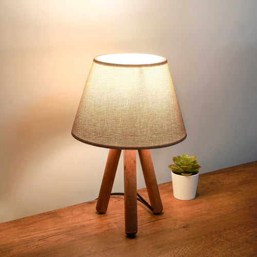 Bordslampa Middlesbrough trä 1xE27 i olika färger [lux.pro]