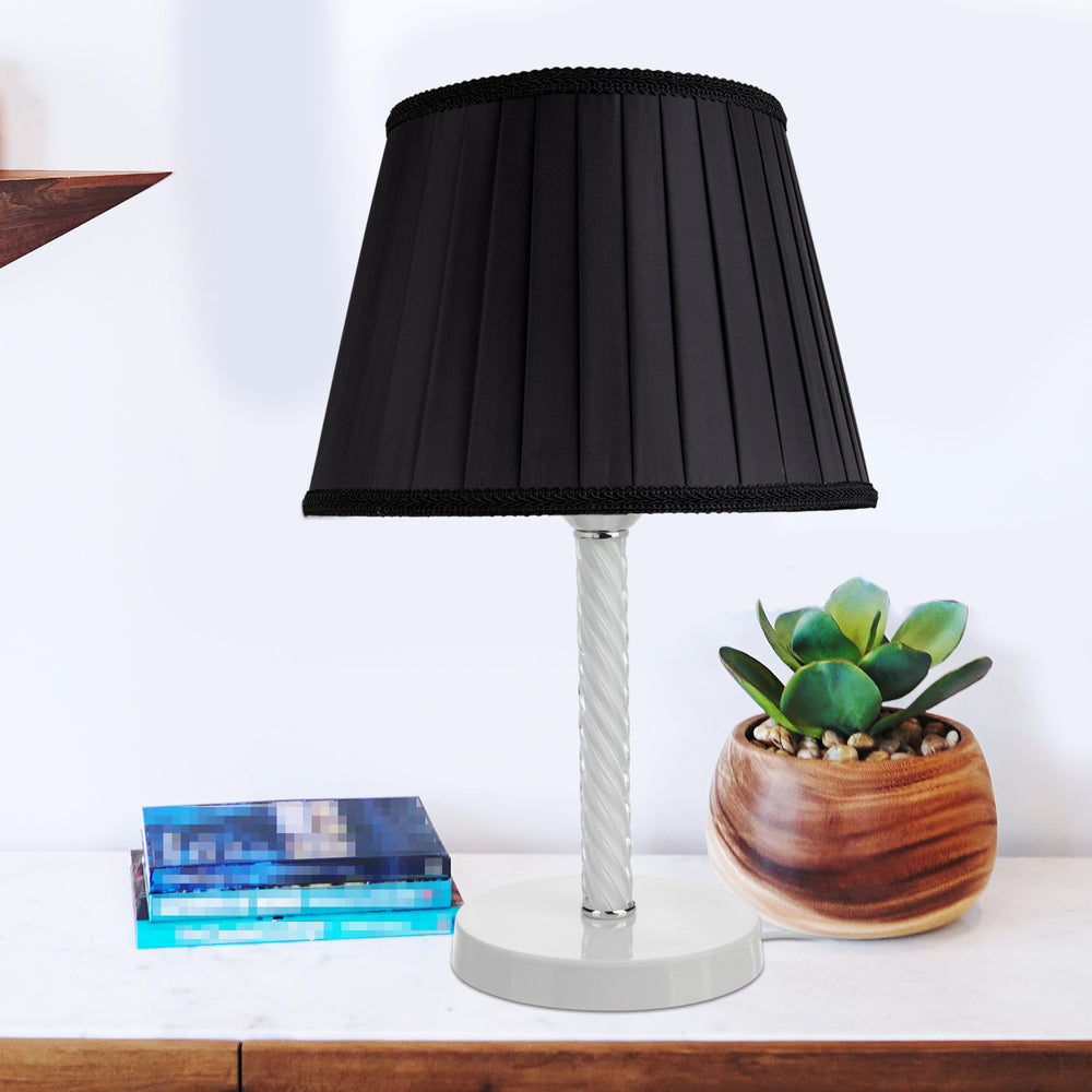 Bordslampa Kilbride E27 metall glas textil i olika färger [lux.pro] - premiumXL