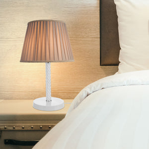 Bordslampa Kilbride E27 metall glas textil i olika färger [lux.pro] - premiumXL