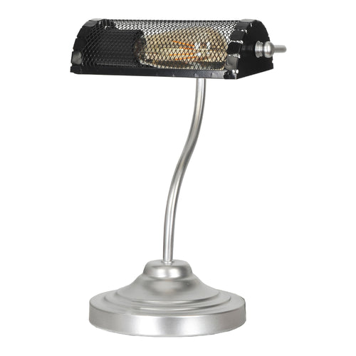 Bordslampa Ditton silver/svart [lux.pro]