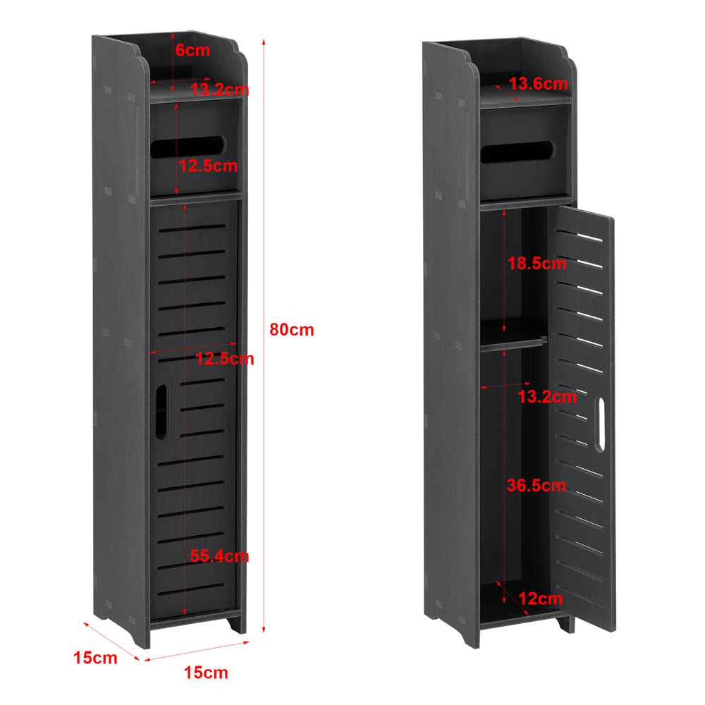 Toalettpappershållare Leoben 80x15x15 cm olika färger [en.casa] - premiumXL