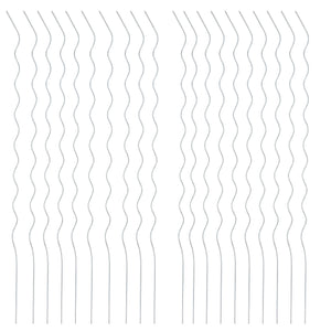 Växtstöd/Växtspiral för tomater set om 20 stål 180cmxØ6mm [pro.tec]