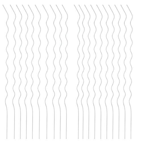 Växtstöd/Växtspiral för tomater set om 20 stål 180cmxØ6mm [pro.tec]