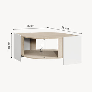 Soffbord Klipsari 75x75x40 cm [en.casa]