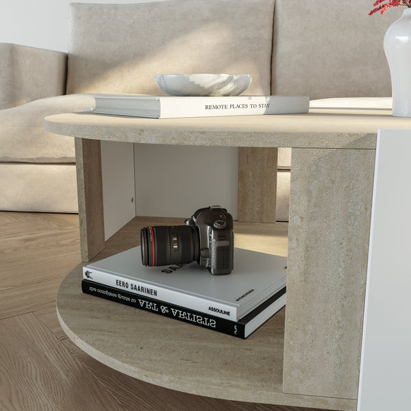 Soffbord Klipsari 75x75x40 cm [en.casa]