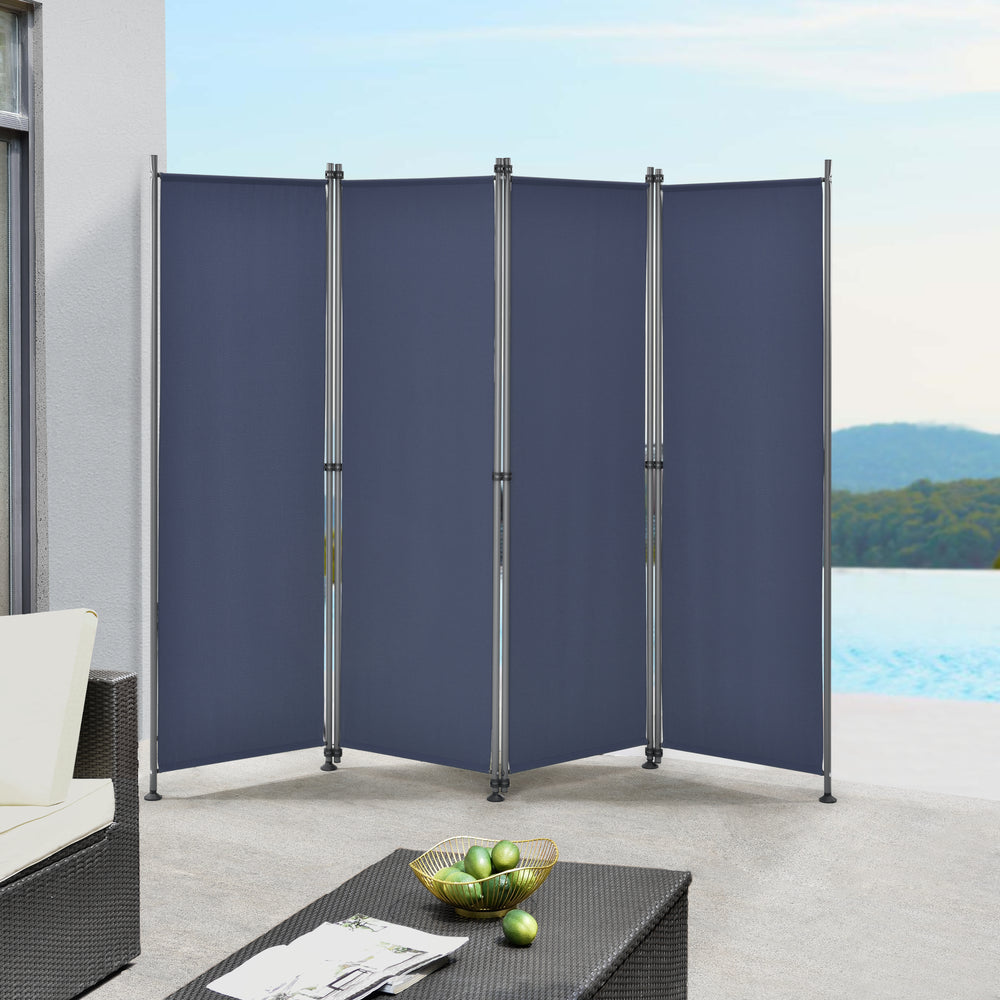 Rumsavdelare Modica Outdoor 170x215 cm fyrdelad i olika färger pro.tec - premiumXL