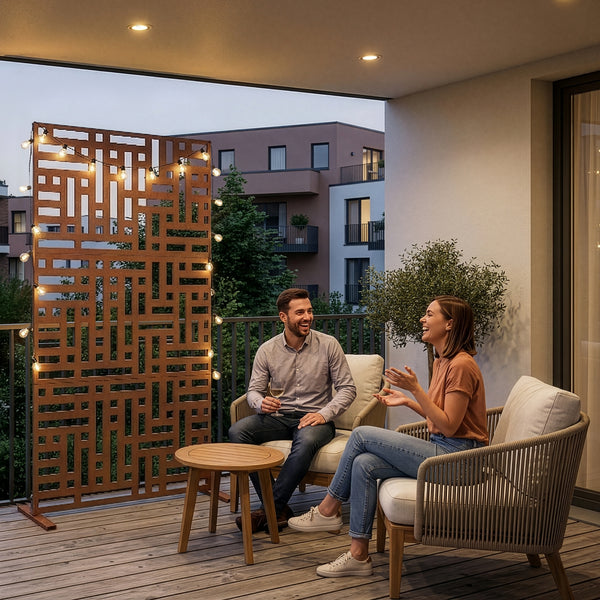 Skärmvägg Bernalda stål [casa.pro] välj modell