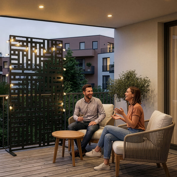 Skärmvägg Bernalda stål [casa.pro] välj modell