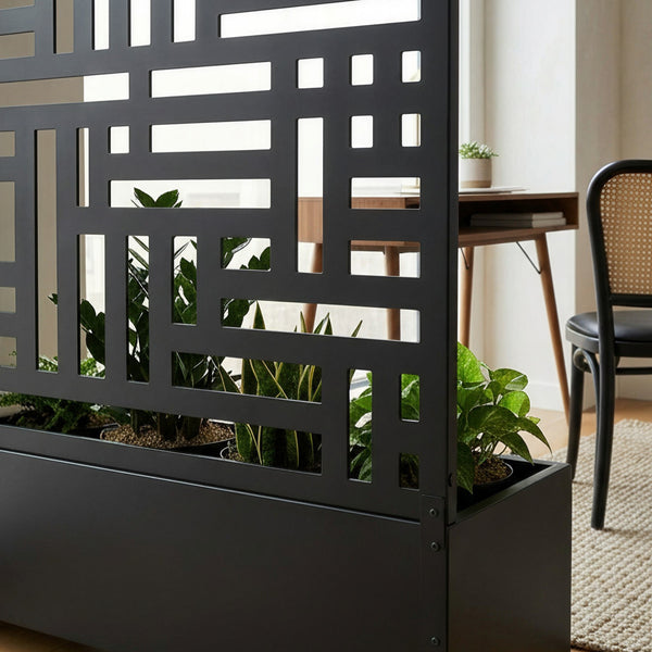 Avdelare Bernalda med blomlåda bågform [casa.pro]
