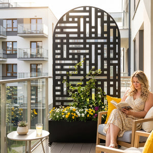 Avdelare Bernalda med blomlåda bågform [casa.pro]