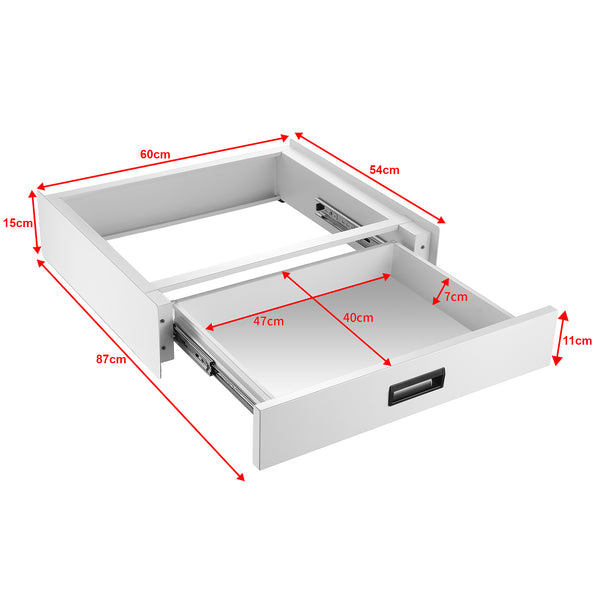 Kopplingsram för tvättmaskin/torktumlare olika modeller modeller [en.casa]