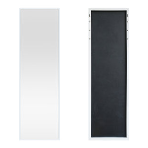 Dörrspegel Lesina Aluminiumram 120x37cm [en.casa]