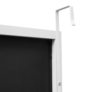 Dörrspegel Lesina Aluminiumram 120x37cm [en.casa]