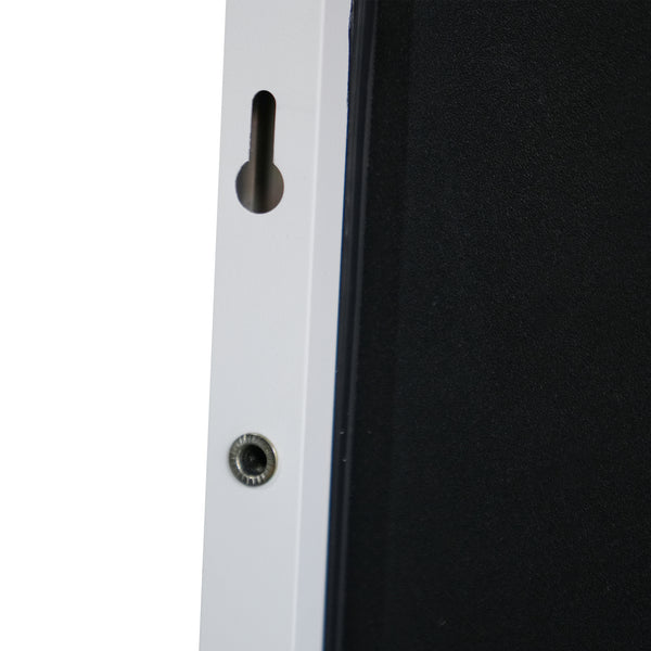 Dörrspegel Lesina Aluminiumram 120x37cm [en.casa]