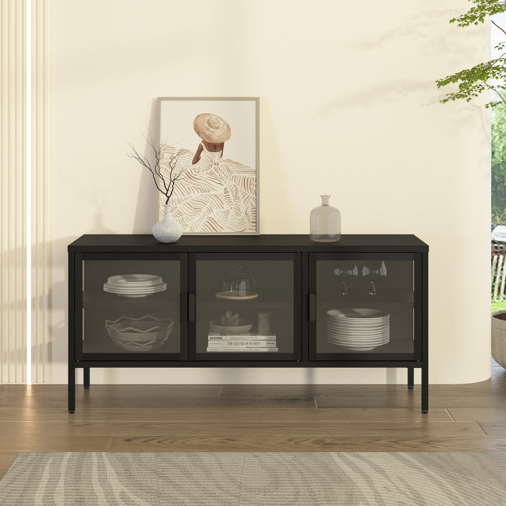 Vitrinskåp-Sideboard Borshavisa [en.casa]