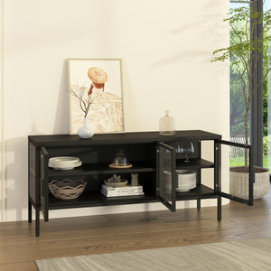 Vitrinskåp-Sideboard Borshavisa [en.casa]