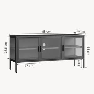 Vitrinskåp-Sideboard Borshavisa [en.casa]