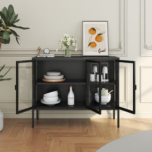 Vitrinskåp-Sideboard Borshavisa [en.casa]