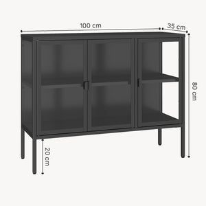 Vitrinskåp-Sideboard Borshavisa [en.casa]