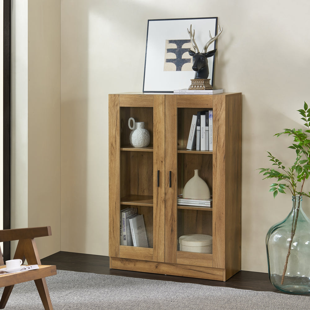 Vitrinskåp Sorø 80x31x115cm i olika färger [en.casa] - premiumXL