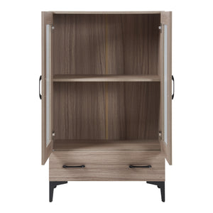 Vitrinskåp Søndersø 70x31x115cm i olika färger [en.casa]