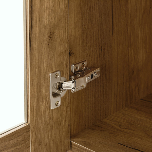 Vitrinskåp Sorø 80x31x115cm i olika färger [en.casa]