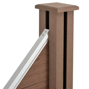 WPC Staket lutande / fyrkantig [neu.holz] välj modell