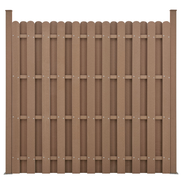 Staket med stolpe WPC 180x180cm [neu.holz] välj modell