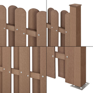 Staket med stolpe WPC 180x180cm [neu.holz] välj modell