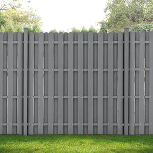 WPC Staket set med stolpar välj modell [neu.holz]