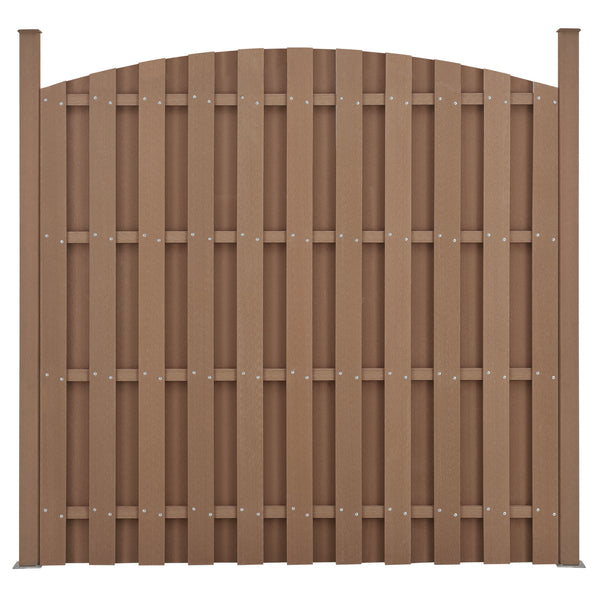WPC Staket med stolpe 185x193cm [neu.holz] välj modell
