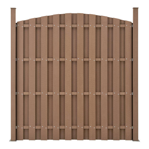 WPC Staket med stolpe 185x193cm [neu.holz] välj modell