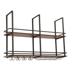 Vinhylla Hubro Svart/Valnötutseende [en.casa]