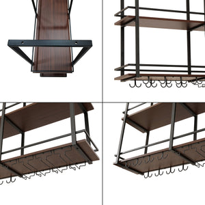 Vinhylla Hubro Svart/Valnötutseende [en.casa]