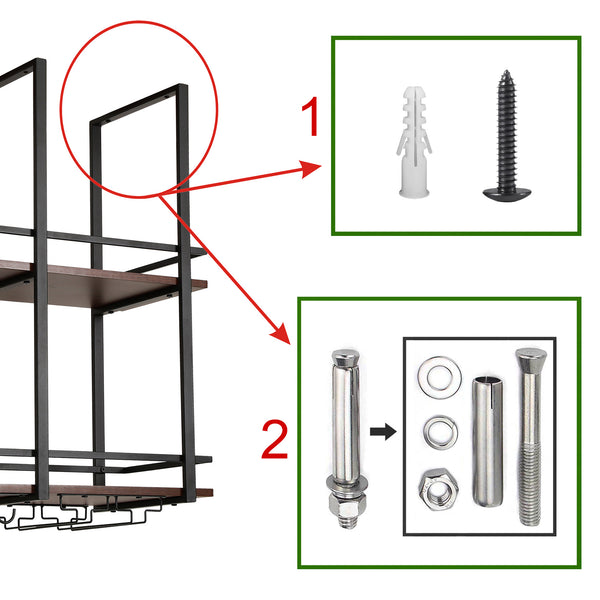 Vinhylla Hubro Svart/Valnötutseende [en.casa]