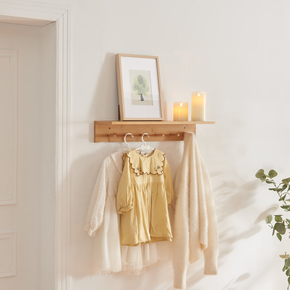 Väggklädhängare Fjord bambu [en.casa] - premiumXL